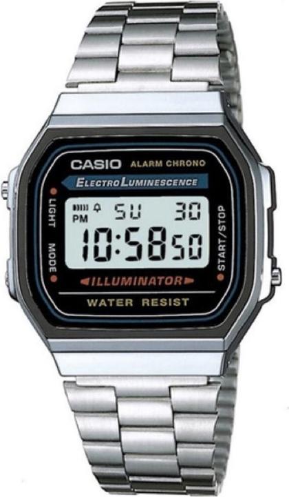 Actual product image Casio Vintage A168wa-1yes (Digital watch, 35 mm)