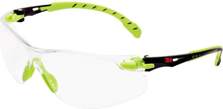 Productafbeelding 3M Solus S1201SGAF-TSKT Veiligheidsbril met anticondensbescherming Groen, Zwart