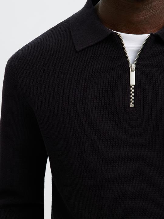 Produktbild Selected Slhdane Ls Knit Struc Half Zip Polo Noos (S)