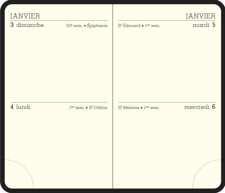 Produktbild Exacompta Taschenplaner 2 Tage pro Seite Gobi 6,5 x 10,5 cm Januar bis Dezember 2026 - farbig sortiert (6,5 x 10,5 cm)