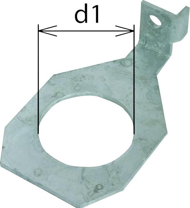 Dehn Staffa di connessione IF1 angolata 923356