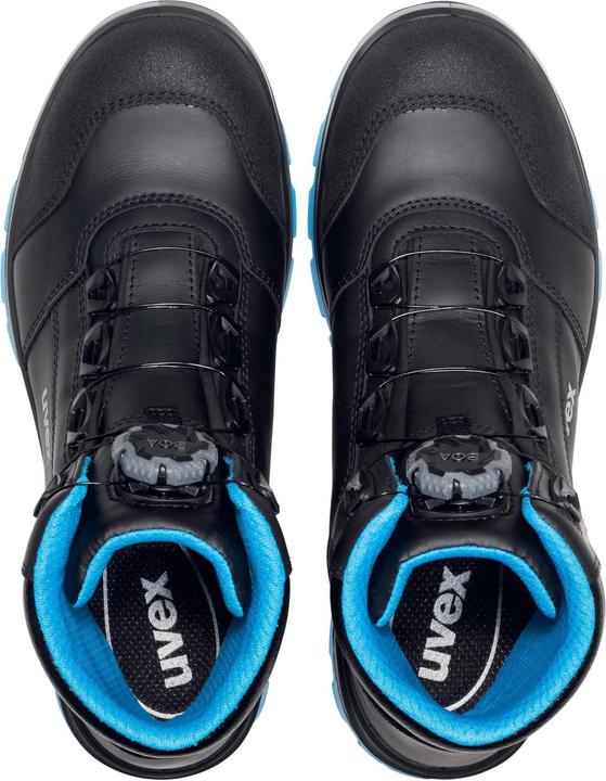 Produktbild Uvex 2 xenovaÂ® Stiefel S3 95691 schwarz, blau Weite 10 GrÃ¶ÃŸe 43 (S3, 43)