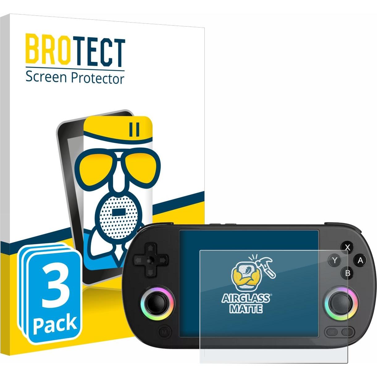 BROTECT Schutzglas Schutzfolie Glas Folie Displayschutz matt, Weiteres Gaming Zubehör, Grau