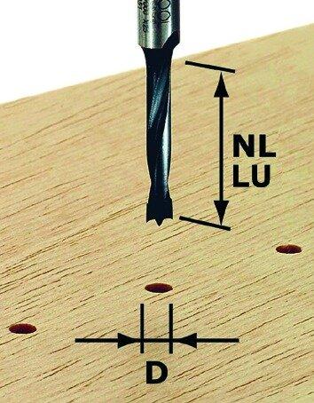 Actual product image Stern Dowel Drill HW S8 D6/30 Z (6 mm)