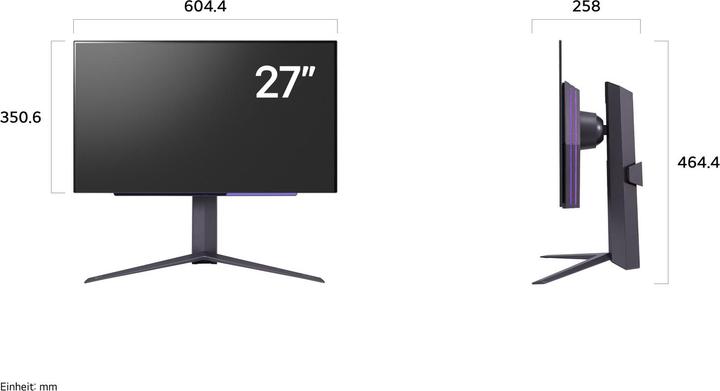Produktbild LG UltraGear 27GS95QX-B (2560 x 1440 Pixel, 27")