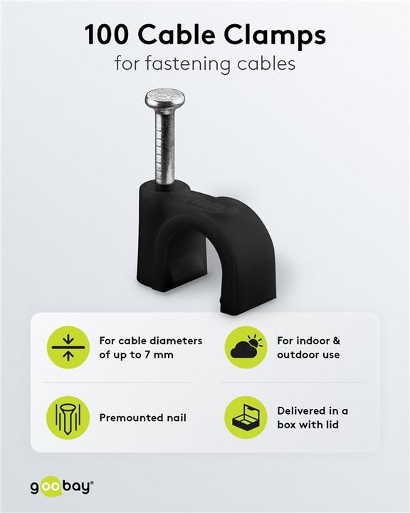 Actual product image Goobay Kabelschelle