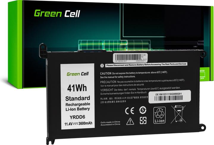 Produktbild GreenCell Battery YRDD6 1VX1H to Dell Vostro 5490 5590 5481 Inspiron 5481 5482 (1 Zelle)