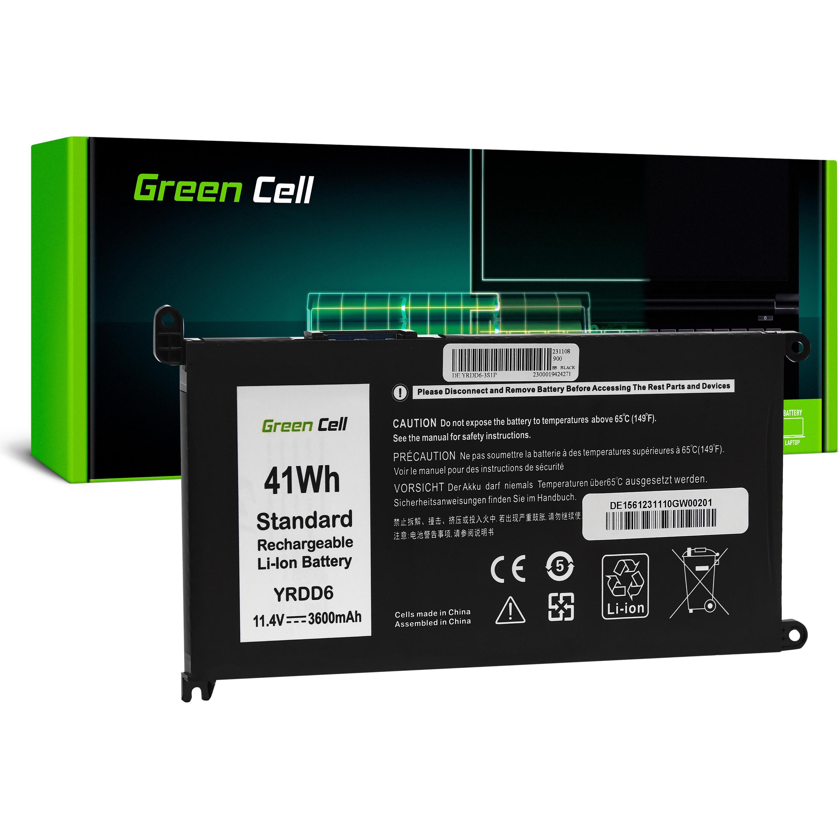 Thumbnail - GreenCell Battery YRDD6 1VX1H to Dell Vostro 5490 5590 5481 Inspiron 5481 5482 (1 Zellen), Notebook Akku