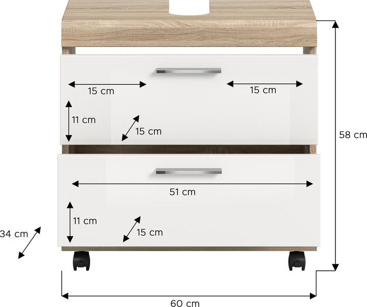 Produktbild Xonox Home Lambada (60 x 34 x 60 cm)