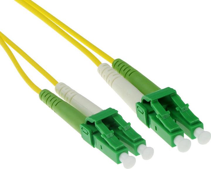 Produktbild ACT 1 meter LSZH Singlemode 9/125 OS2 fiber patch cable duplex with LC/APC8 connectors. (CAT6, 1 m)