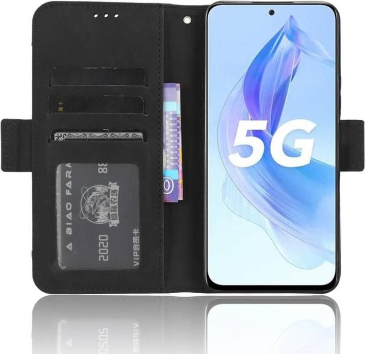 Produktbild Cover-Discount Honor 90 Lite - Etui viele Kartenfächer schwarz (Honor 90 Lite)