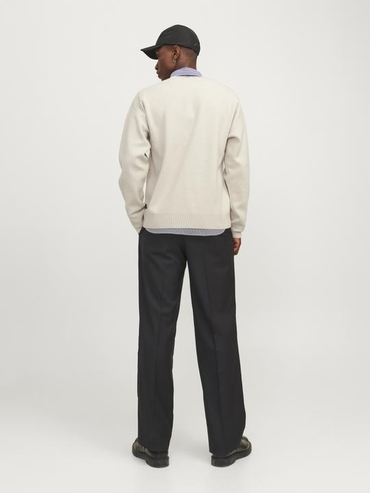 Produktbild Jack & Jones Einfarbig Strickpullover mit Rundhals Strickpullover mit Rundhals (XS)