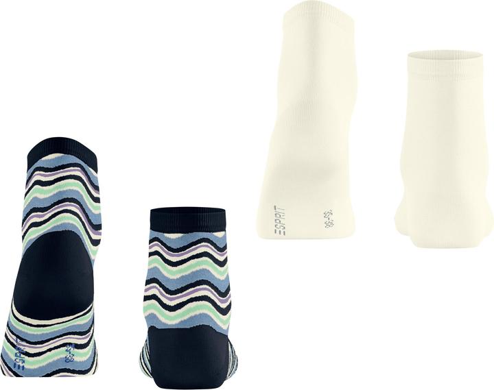 Produktbild Esprit Watercolor 2-Pack Baumwollsocken (2er Pack, 39 - 42)
