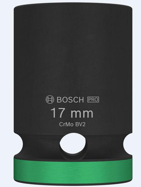 Produktbild Bosch Professional Zubehör PRO Impact Steckschlüsseleinsatz, 1/2", 17 mm, Standard (17 mm)