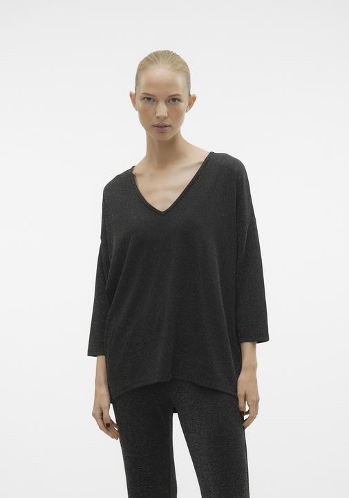 Actual product image Vero Moda VMKANVA 3/4 V-NECK TOP JRS GA (L)