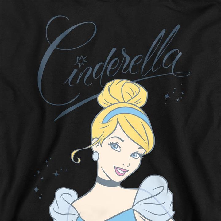 Produktbild Cinderella Headshot With Fancy Script Kapuzenpullover meliert (116)