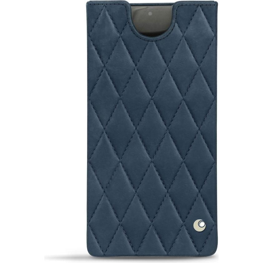 Noreve Lederschutzhülle (Samsung Galaxy Note 10), Smartphone Hülle, Blau