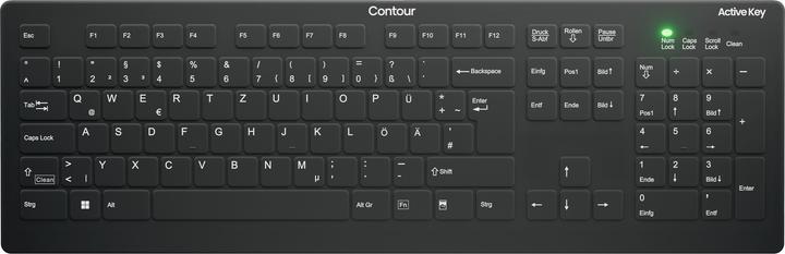 Actual product image CHERRY ACTIVE KEY MTA AK-C8112 Wireless DE-Layout black (DE, Wireless)