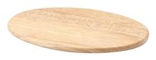 Produktbild Continenta Gummibaum Schneidebrett oval, geölt 30x20x1.2 cm