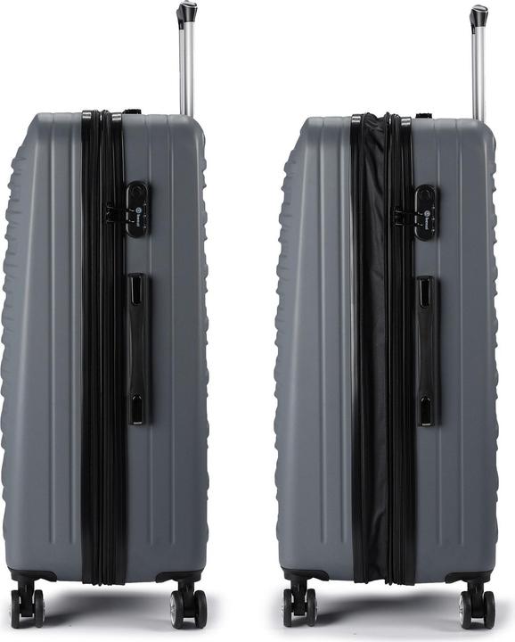 Actual product image Benzi 5493 4 Rollen Kofferset 3-teilig mit Dehnfalte (197 l)