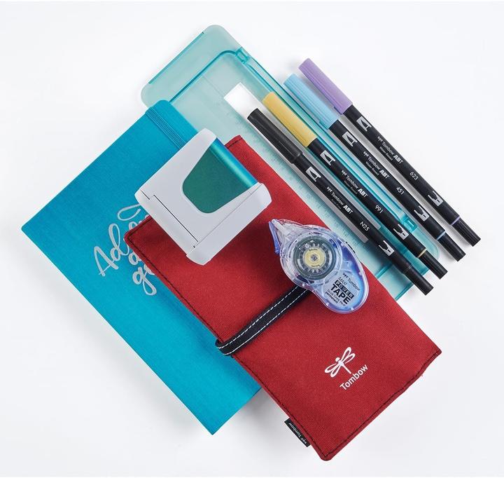 Immagine prodotto Colop Set per journaling mobile con stampante, penne, quaderno e accessori