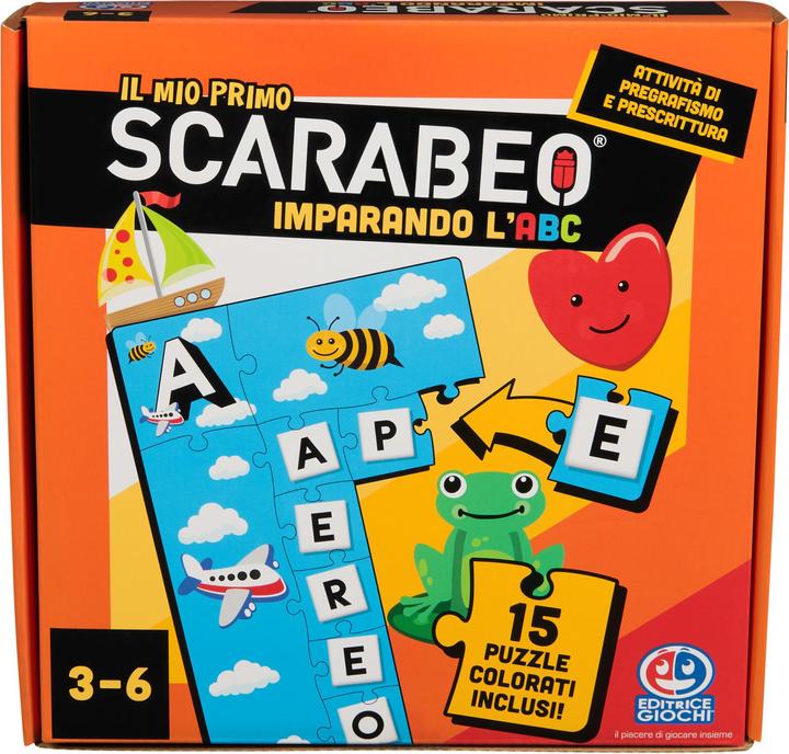 Productafbeelding Spin Master Il Mio Primo Scarabeo - Imparando l'ABC Puzzle (15 onderdelen)
