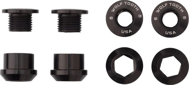 Wolf Tooth Chainring bolts and nuts 4 pieces
