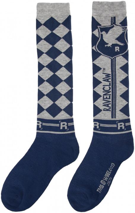 Immagine prodotto Cinereplicas Set di 3 calzini Ravenclaw al ginocchio - Harry Potter CR1643 (confezione da 3, 35 - 40)