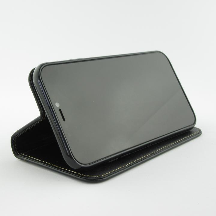 Actual product image Fierre Shann Fourre Flip cuir véritable (Apple iPhone 14 Pro Max)