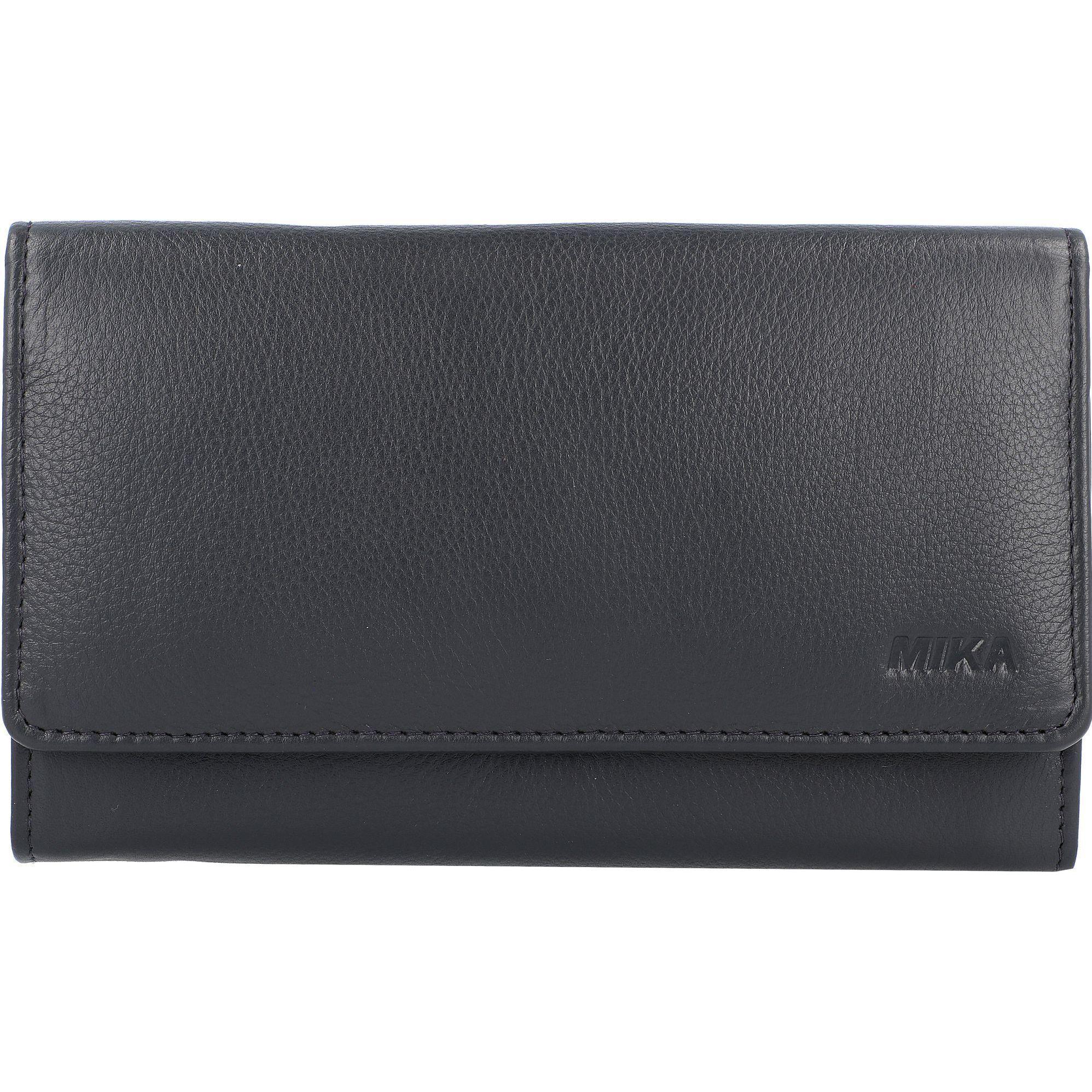 Mika, Damen, Portemonnaie, Damengeldbörse blau/blue, Blau