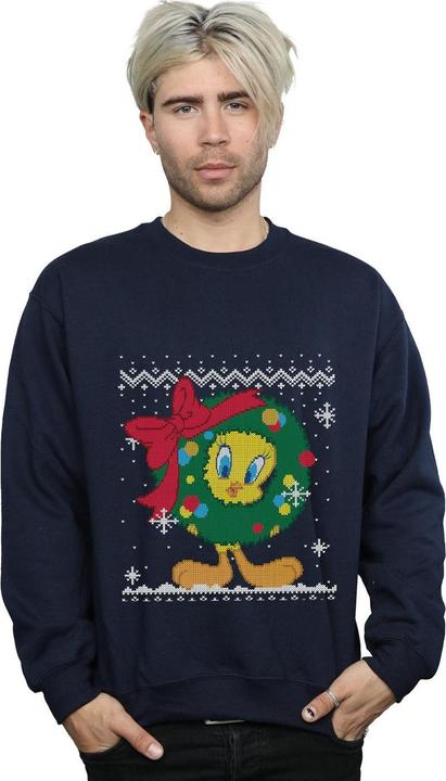 Immagine prodotto Looney Tunes Tweety Pie Christmas Fair Isle Felpa Uomo (XL)