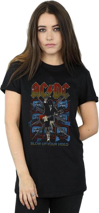 Image du produit AC/DC Femme/Les femmes Blow Up Your Video - T-shirt boyfriend en coton (M)