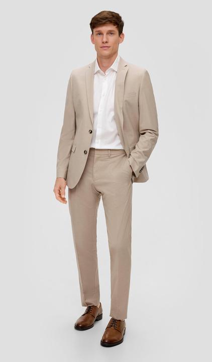 Actual product image S.Oliver Hose s.O PURE: Anzughose mit feiner Webstruktur (94)