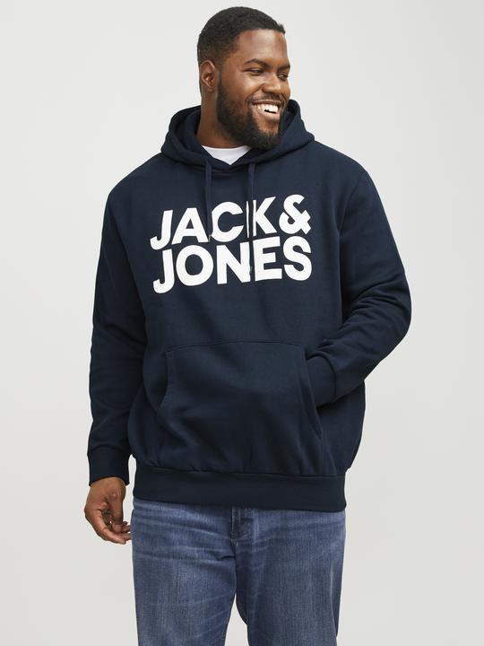 Produktbild Jack & Jones Basic Logo Plus Size Hoodie (8XL)