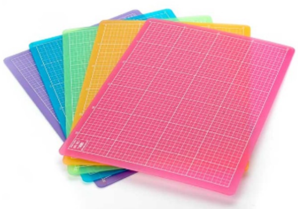 Pink, Orange, Grün, Blau, Violett