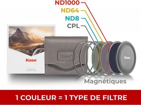 Image du produit Kase Wolverine Revolution Kit (magnétique) 77mm (77 mm, Filtre gris neutre, Filtre polarisant)