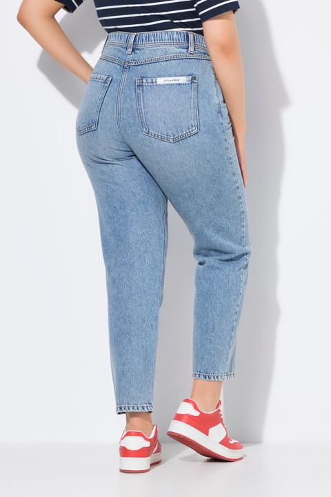Produktbild Ulla Popken Mom-Jeans, schmaler Saum, Lyocellmix-Denim (60)