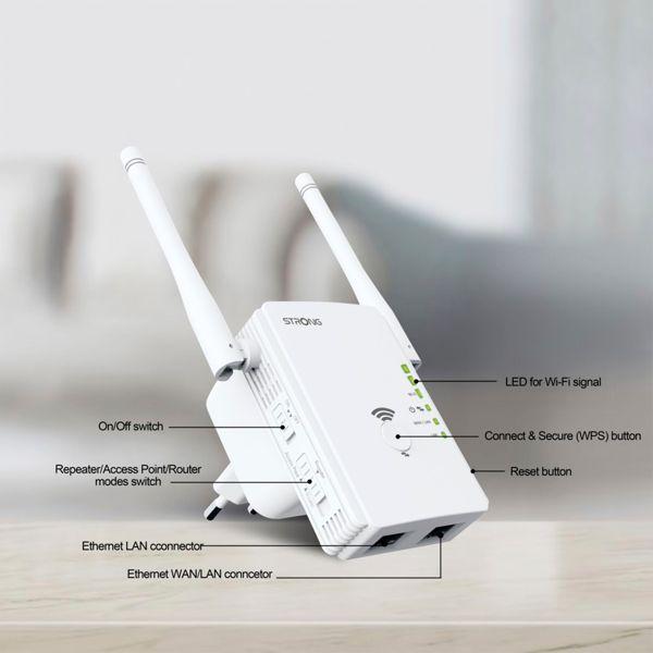 Actual product image Strong Universal Repeater 300 (300 Mbit/s)