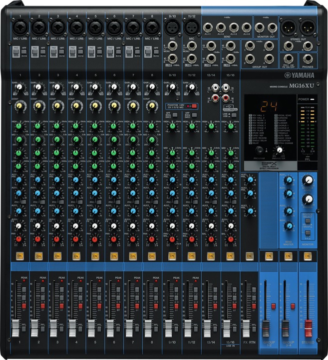 Actual product image Yamaha Mg16 (Studio- and Livemixer)