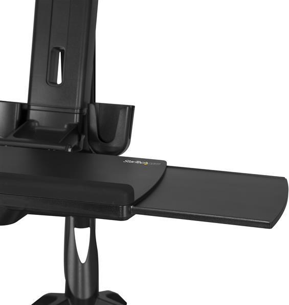 Produktbild StarTech Sitz- / Steh Dual Monitor Arm - Fur Zwei Monitore bis zu 60,96cm 24 Zoll - Dual Monitor Halterung... (Tisch, 24", 16 kg)