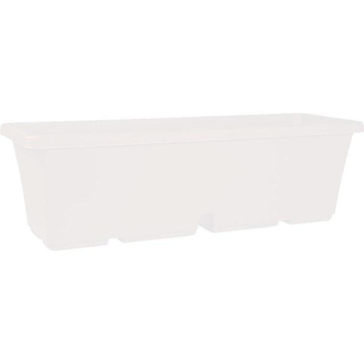 Domoletti, Vaso da fiori, Plastic pot. TBTISB40-110, Ø 40 cm, white (17 cm)