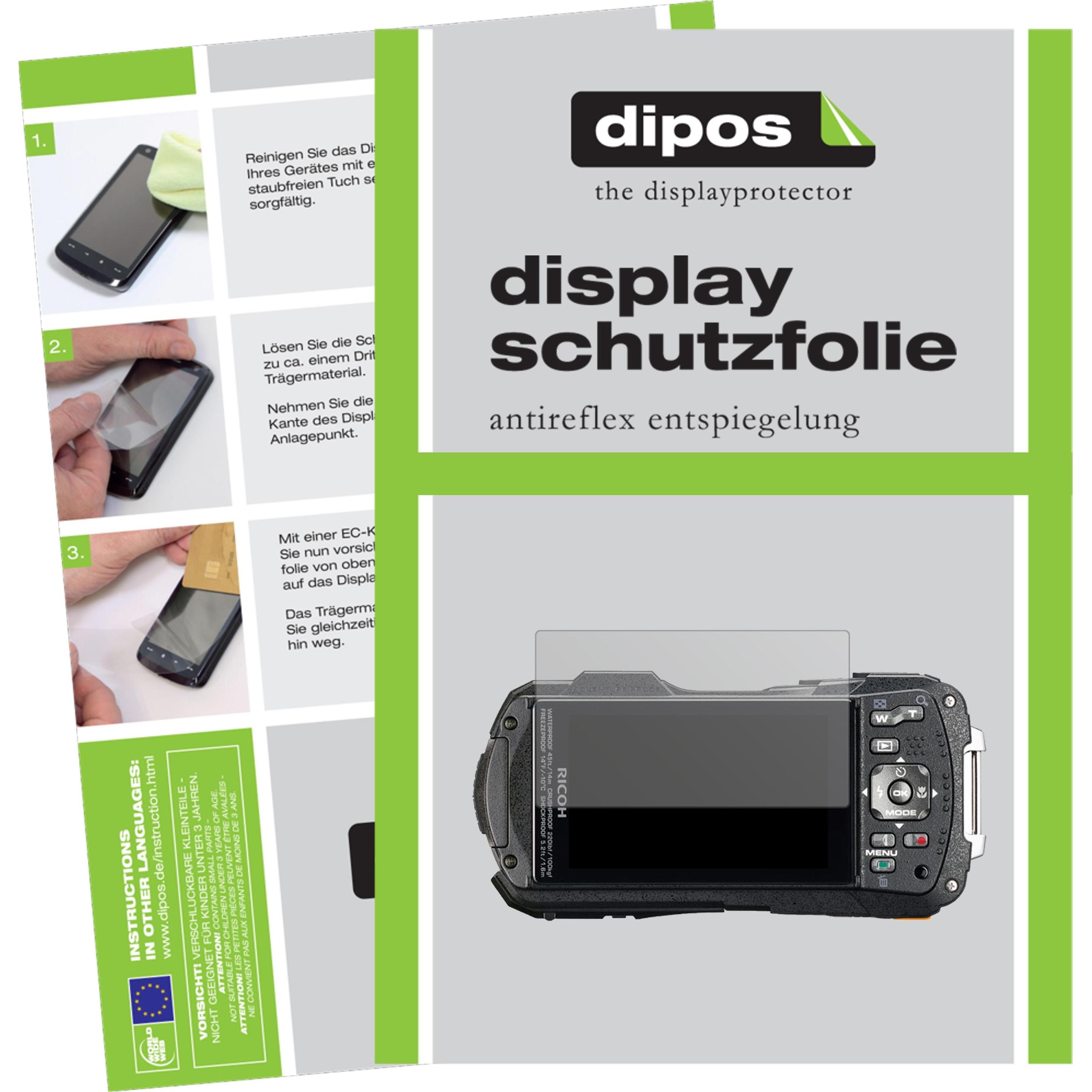 Dipos Displayschutzfolie Antireflex (Displayschutz, WG-70), Kameraschutz, Transparent