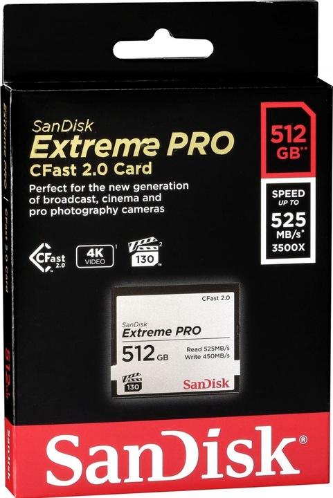 Productafbeelding SanDisk Extreem Pro (512 GB, CFast 2.0)
