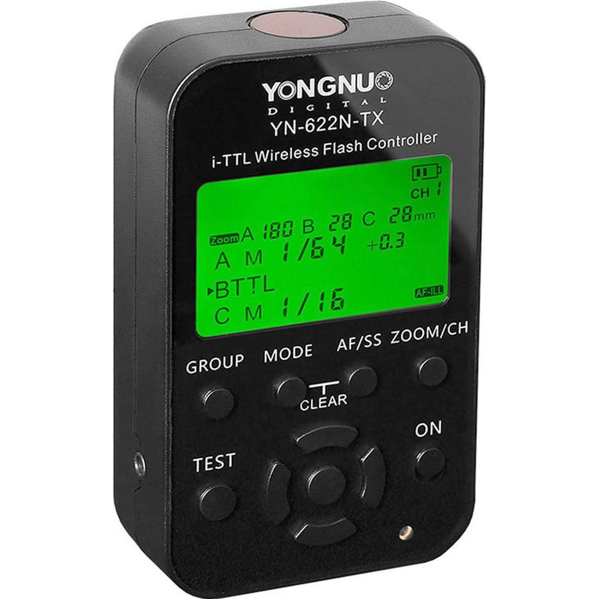 Yongnuo YN-622N-TX i-TTL (Telecomando flash), Accessori per flash, Nero