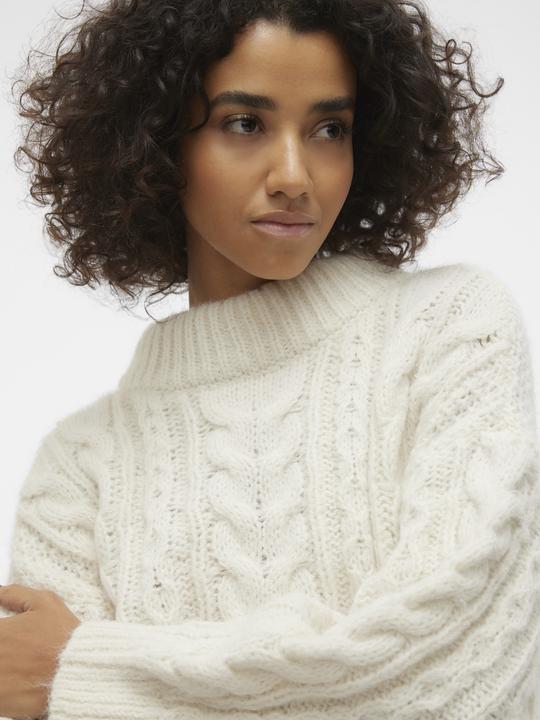 Produktbild Vero Moda VMDREAM LS HIGHNCK CROP PULLOVER GA EXC Strickpullover (XL)