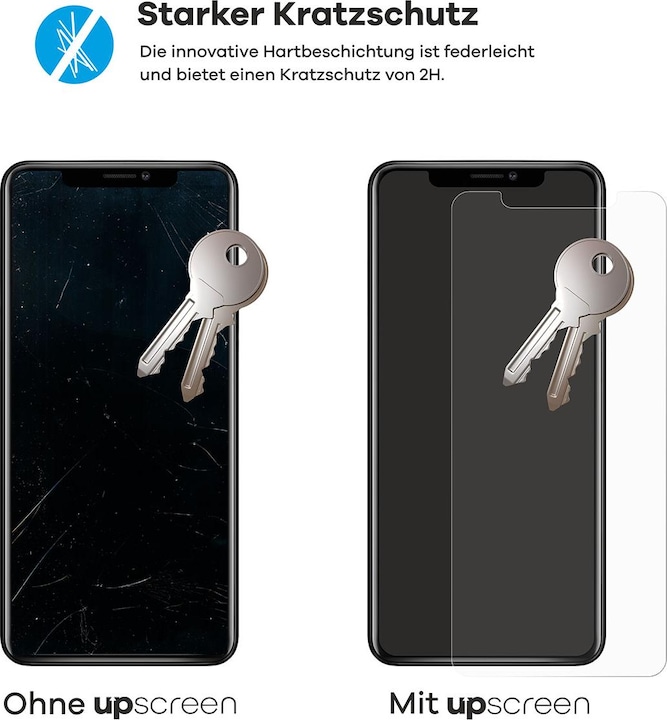 Produktbild upscreen Schutzfolie Displayschutz Displayschutzfolie Folie Klar antibakteriell (1 Stück, Xiaomi Redmi Note 14)