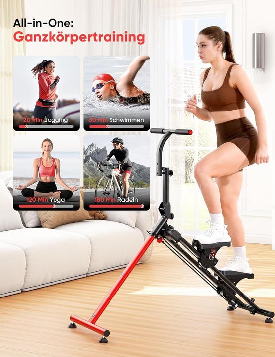 Produktbild Rockvale Treppenstepper mit 3 Workout-Modi & Ski-Funktion