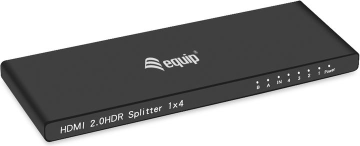 Image du produit equip HDMI Splitter 2.0 4 ports Ultra Slim 4K/60Hz noir