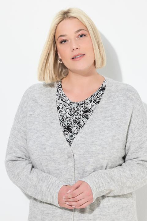 Actual product image Ulla Popken Oversized Knit Cardigan (60)