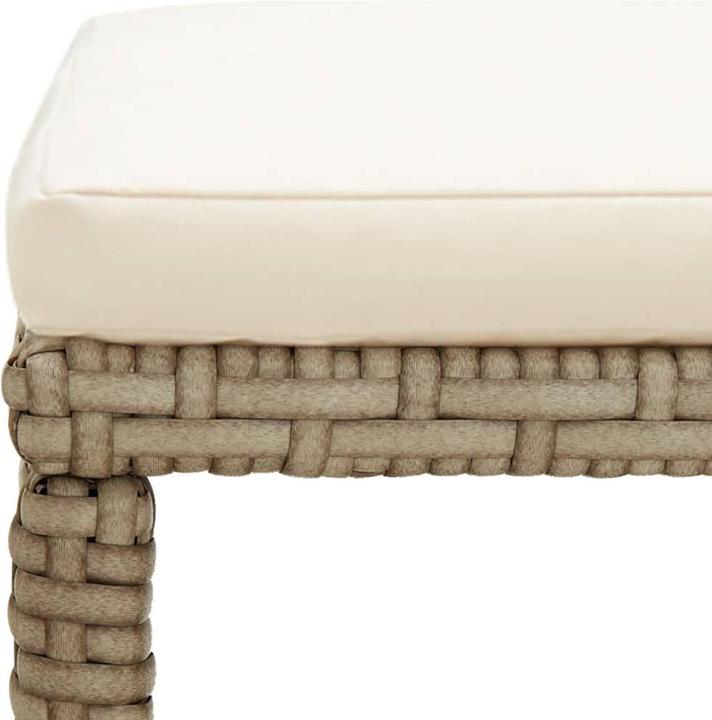 Produktbild vidaXL Gartenstuhl und Hocker